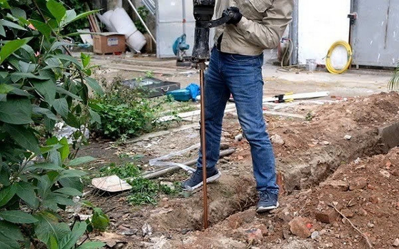 cách làm tiếp địa chống giật ảnh 7