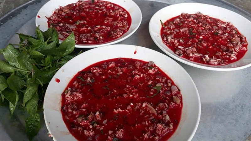 cách làm tiết canh vịt ảnh 6