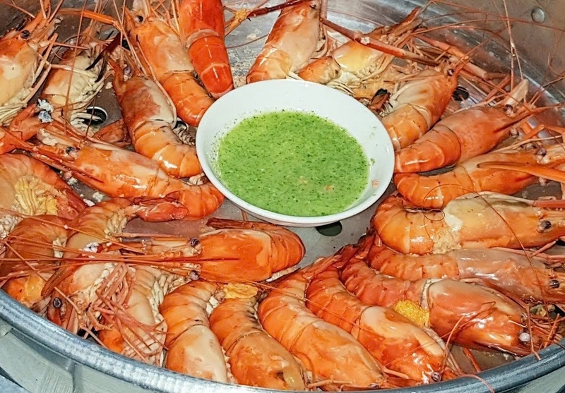 cách làm tôm càng xanh hấp bia ảnh 5