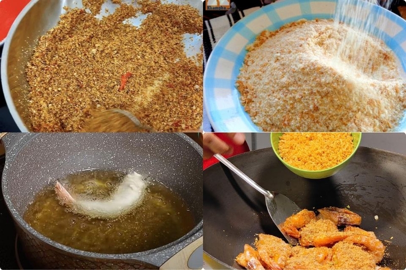 cách làm tôm rang muối Hồng Kông