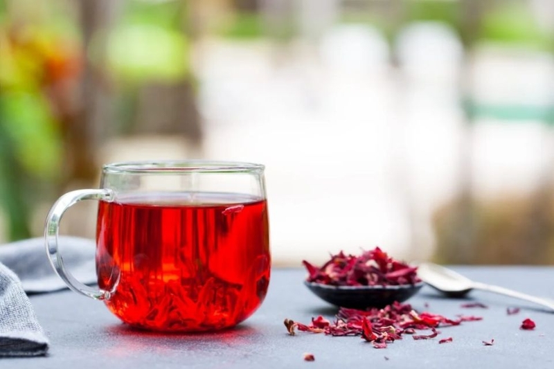 Thành phẩm trà atiso đỏ