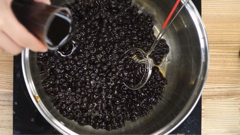 Bước 3: Nấu trân châu