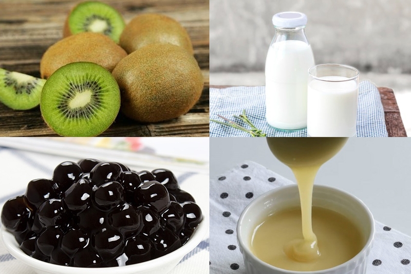 Chia sẻ với chị em cách làm trà sữa kiwi (hình 1)