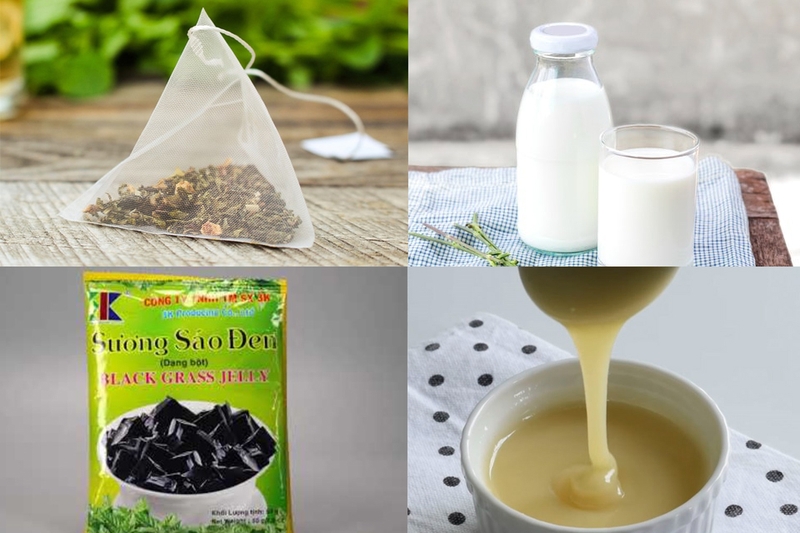 Bỏ túi cách làm trà sữa sương sáo (hình 2)