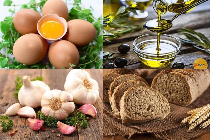 nguyên liệu cách làm trứng confit