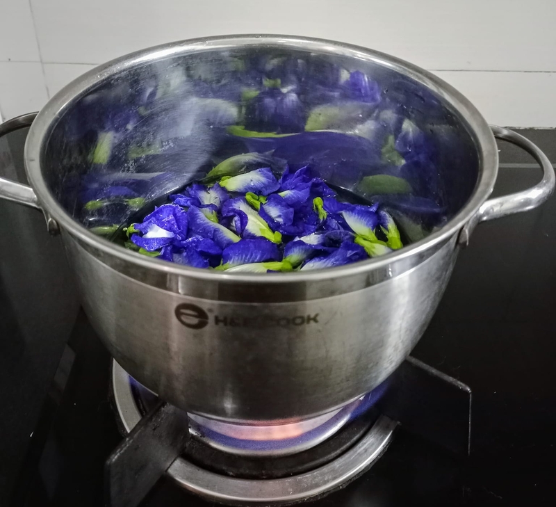 cách làm xôi mít hoa đậu biếc (hình 3)