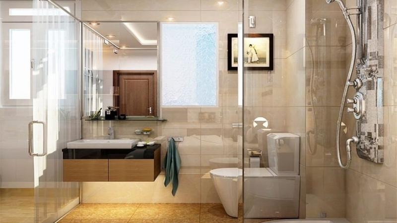 Lưu ý bố trí gương nhà tắm hợp phong thủy