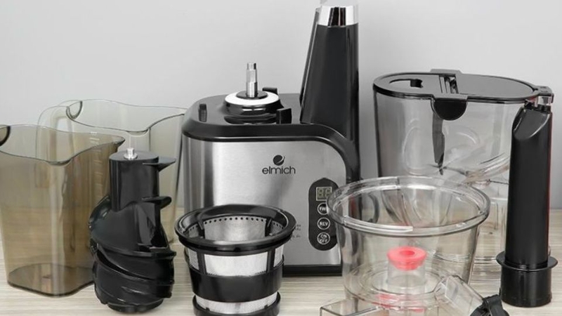 cách lắp máy ép chậm Elmich 2