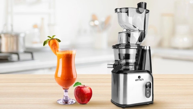 cách lắp máy ép chậm Elmich 6