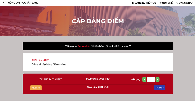 cách lấy bảng điểm đại học online - Hình 3