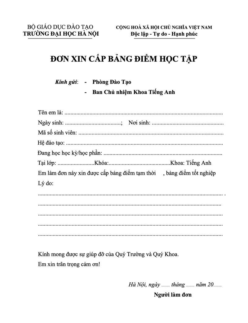 cách lấy bảng điểm đại học online - Hình 7