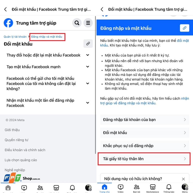 cách lấy lại Facebook cũ trên điện thoại hình 6