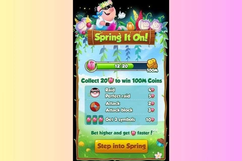 Nhận lấy lượt quay Coin Master từ sự kiện