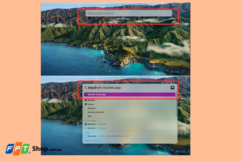 Trên máy tính xách tay