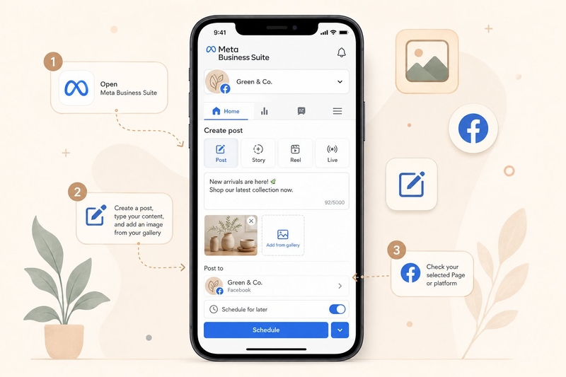 cách lên lịch đăng bài Facebook hình 6