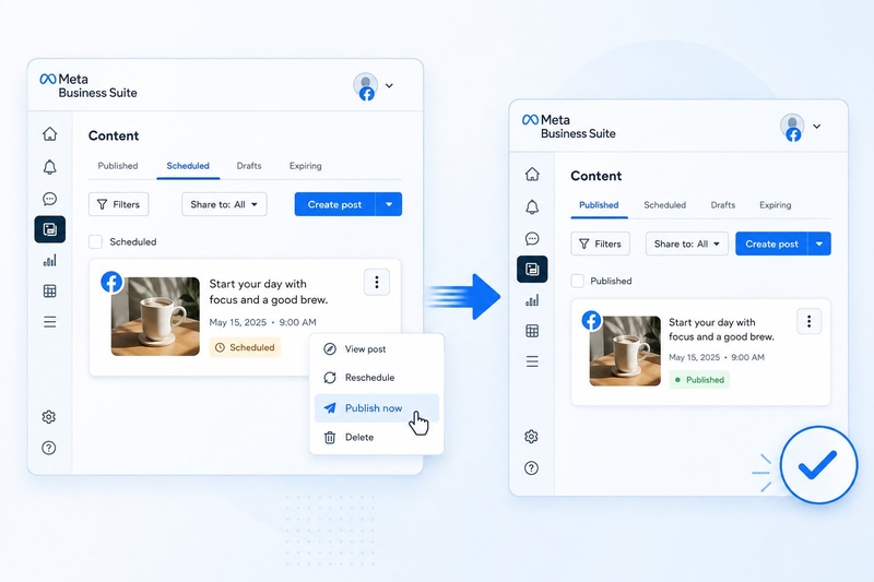 cách lên lịch đăng bài Facebook hình 8