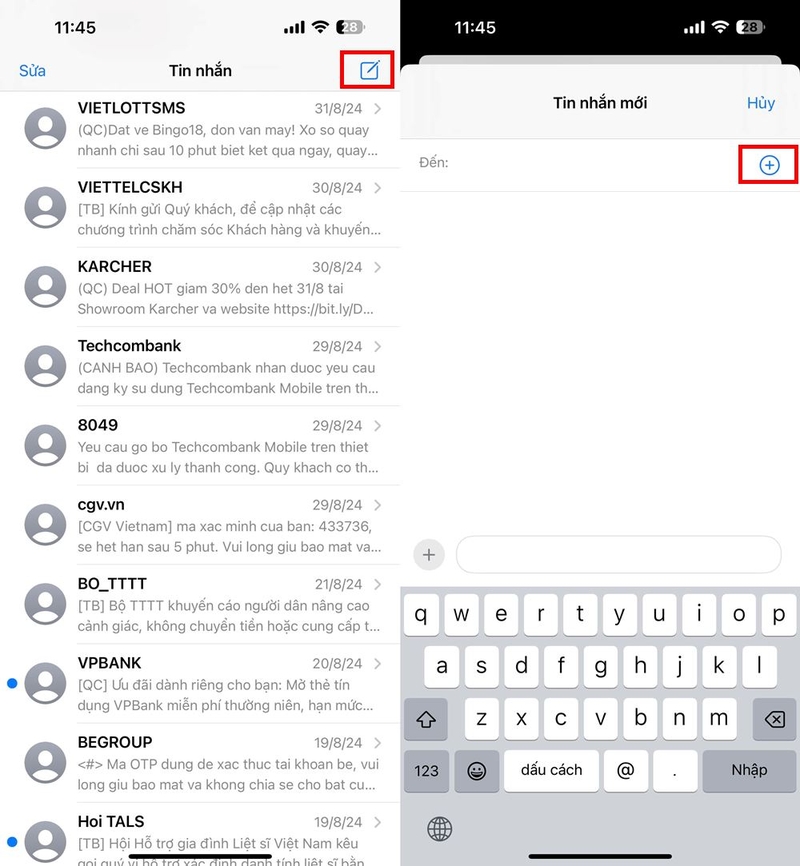 Cách lên lịch gửi tin nhắn iMessage trên iPhone chạy iOS 18 ảnh 1