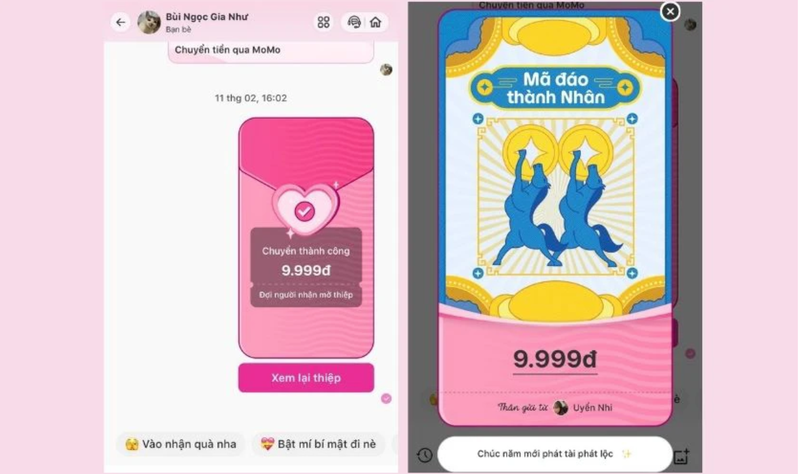 Bảo mật khi gửi lì xì online