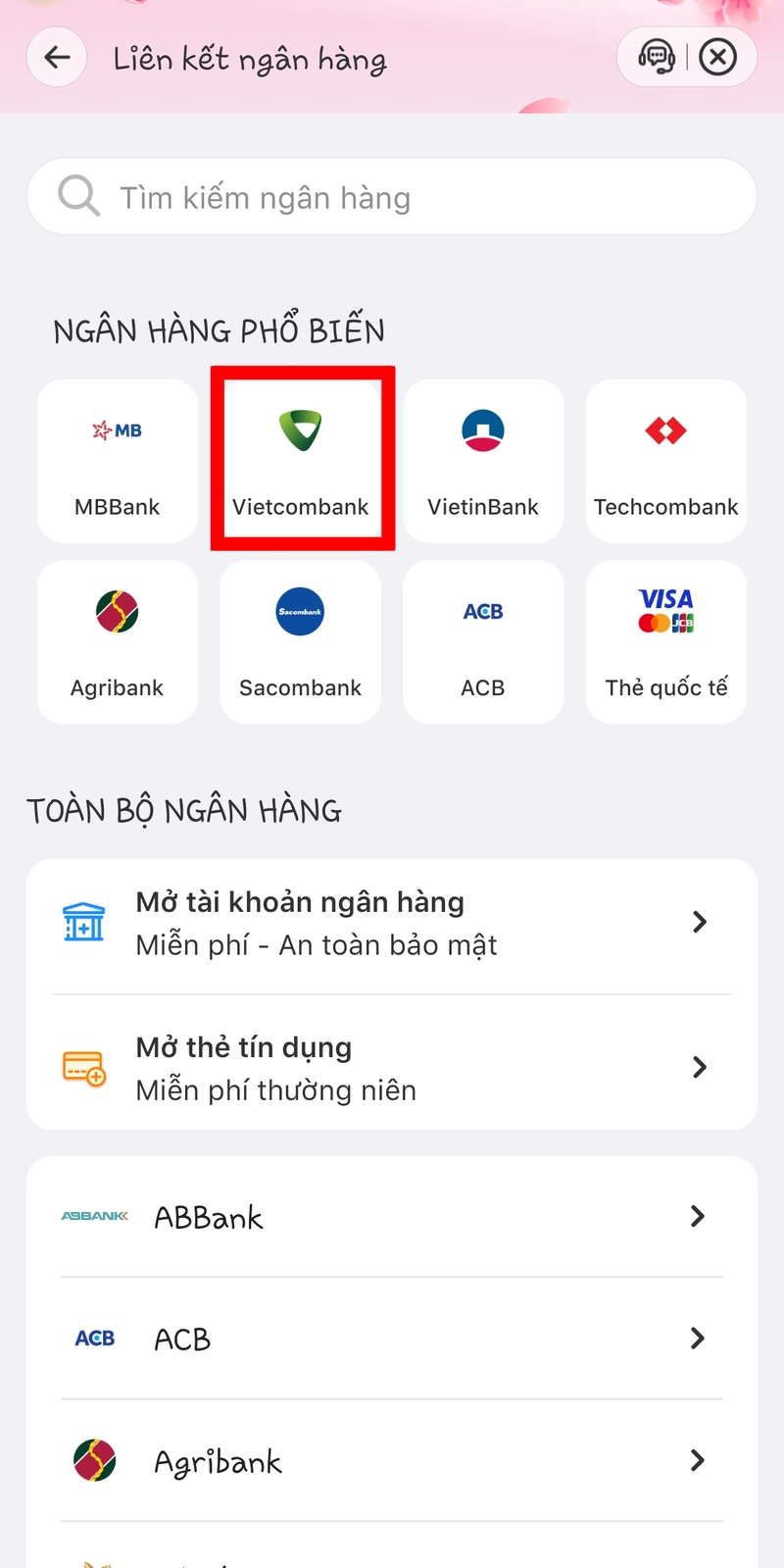 cách liên kết momo - 3