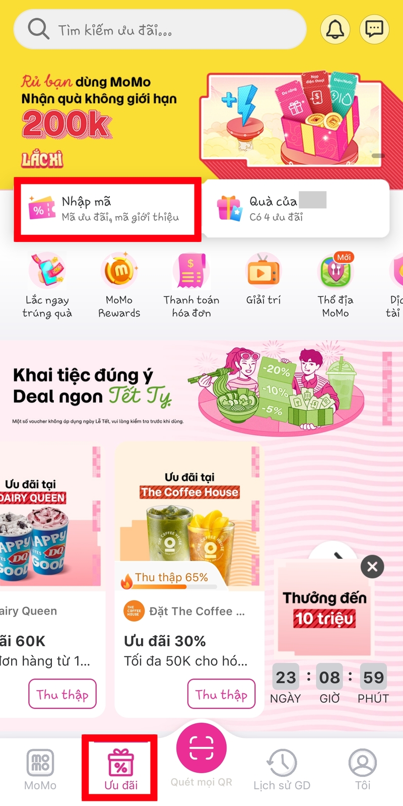 cách liên kết momo - 8