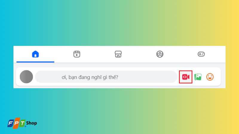 Truy cập tính năng livestream