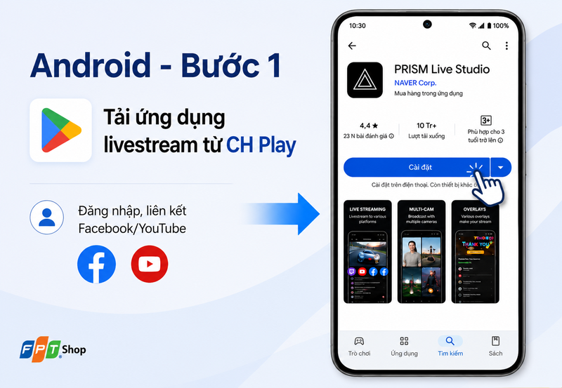 cách livestream Liên Quân Mobile 1.1