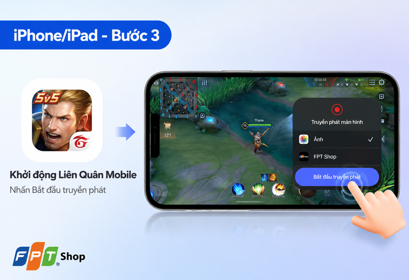 cách livestream Liên Quân Mobile 6