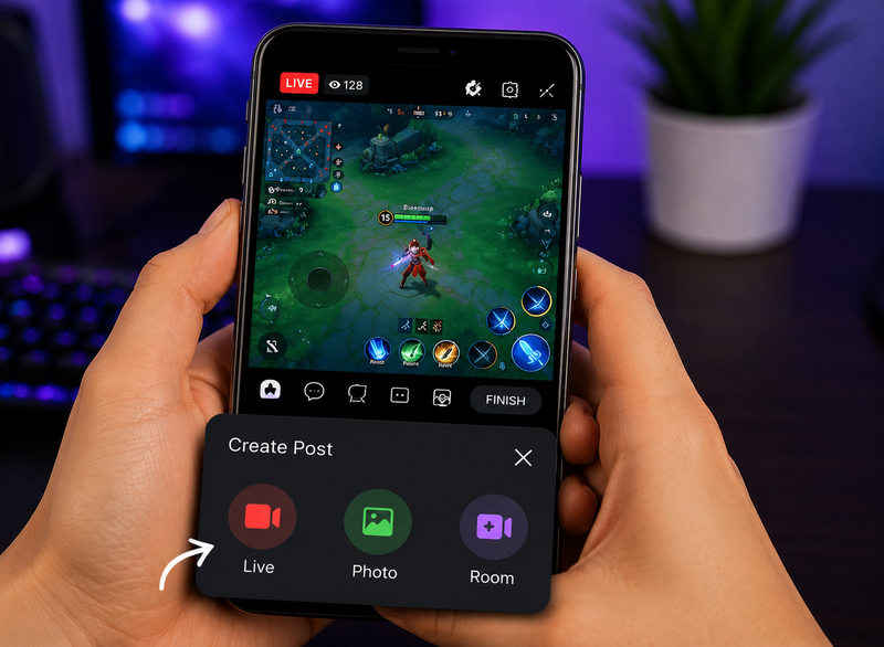 cách livestream game trên Facebook 3