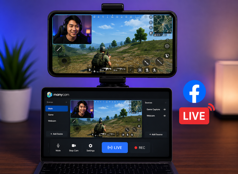 cách livestream game trên Facebook 4