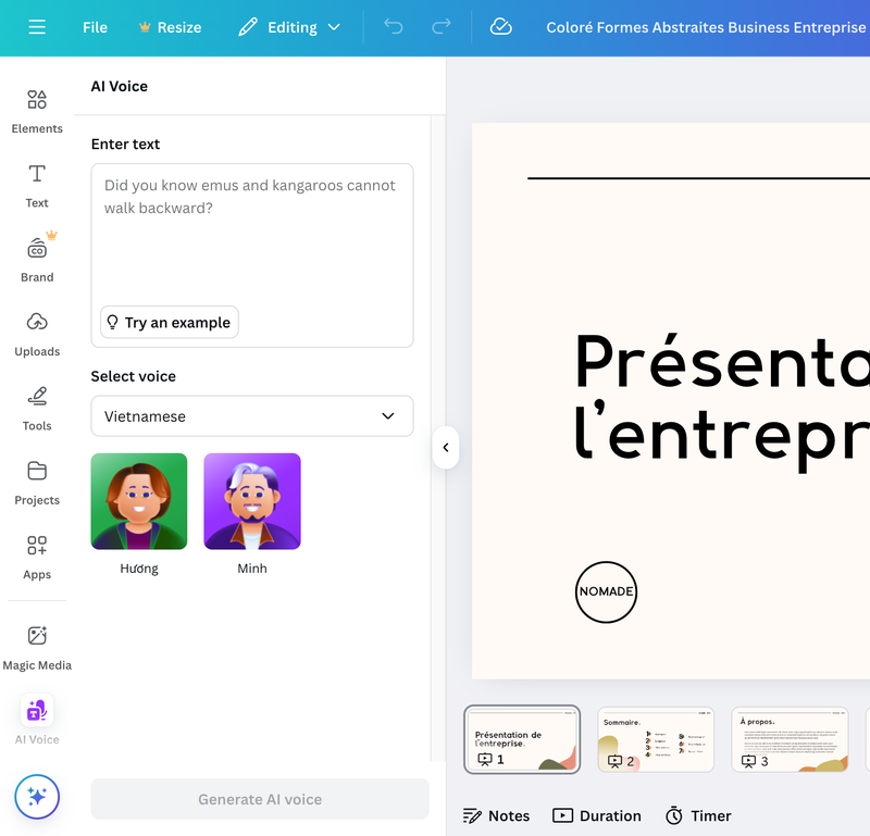 cách lồng tiếng trên canva - Hình 7