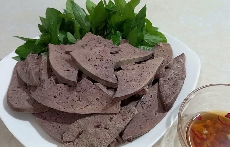 cách luộc gan lợn ảnh 1