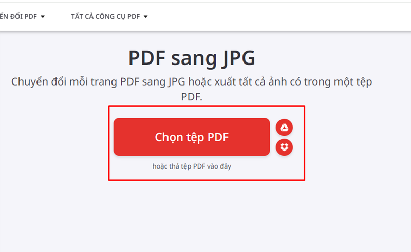 Cách lưu file PDF dưới dạng hình ảnh không cần tải phần mềm