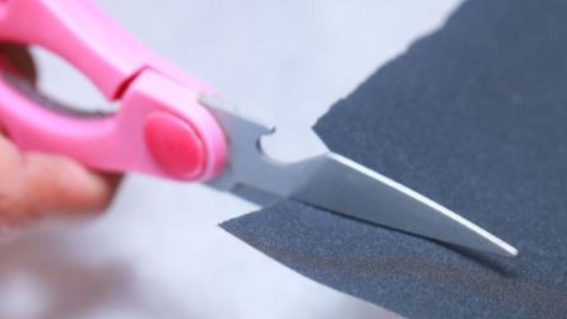 Cách mài kéo bằng giấy nhám