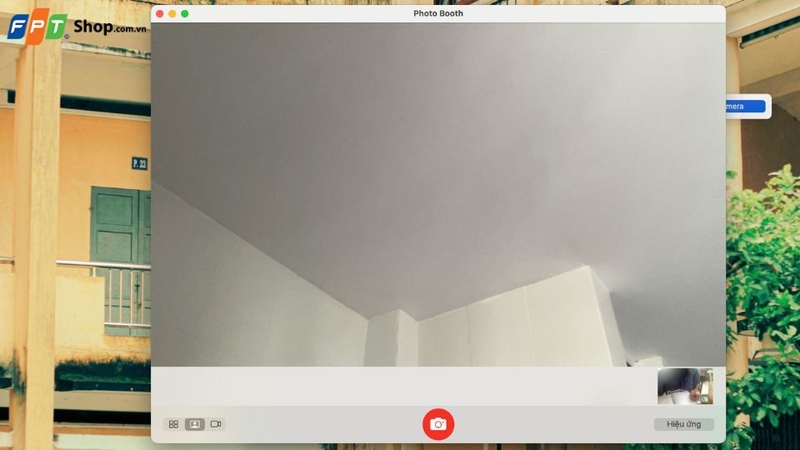 Mở Photo Booth