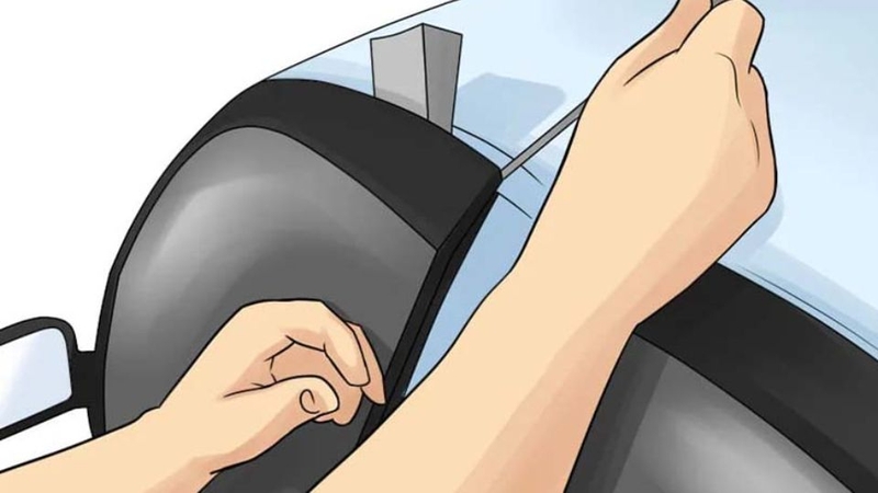 cách mở cửa xe ô tô 3