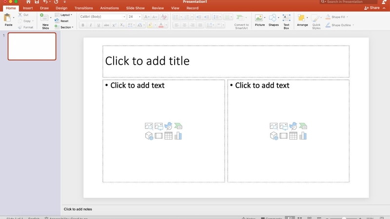 cách mở mẫu bố trí slide layout 13