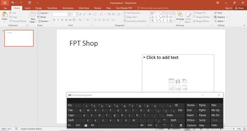 cách mở mẫu bố trí slide layout 8