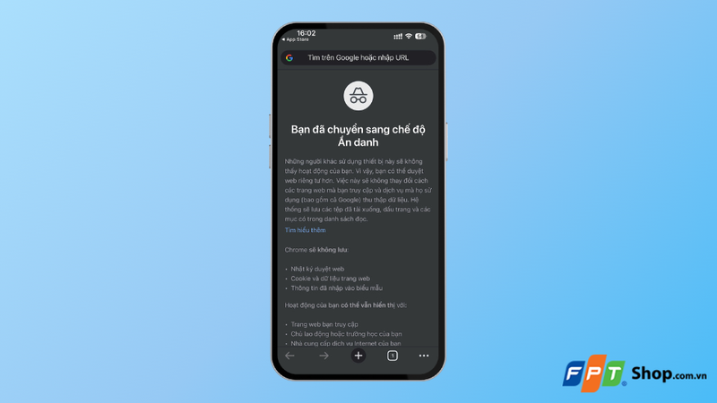 Ẩn danh trên Google Chrome