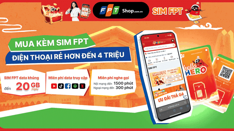 Khách hàng có cơ hội mua điện thoại giá rẻ hơn tới 4 triệu tại FPT Shop