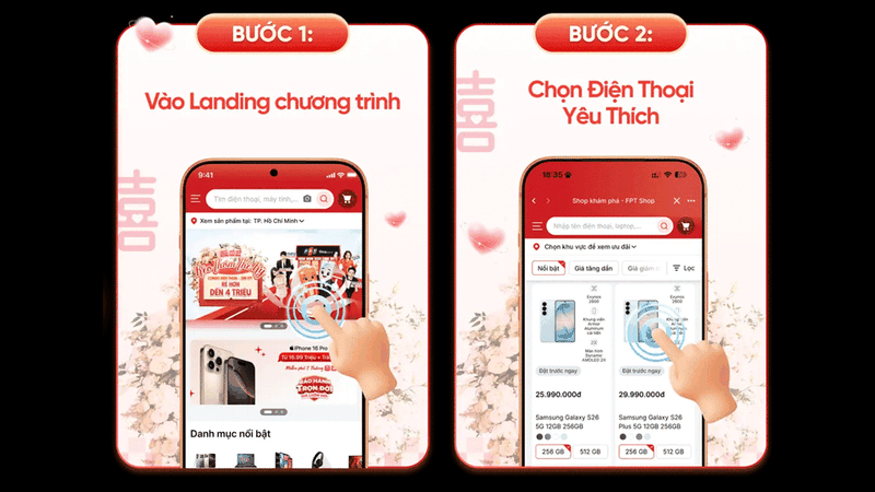 Lựa chọn mẫu điện thoại yêu thích tại FPT Shop