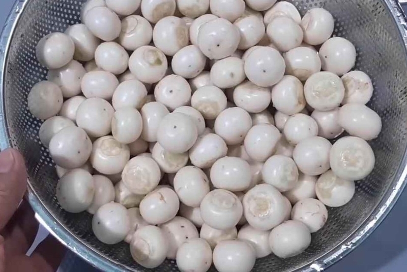 Để cà pháo ra rổ cho ráo nước