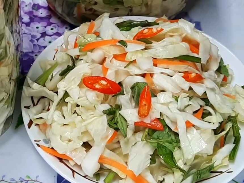 cách muối dưa cải bắp 1