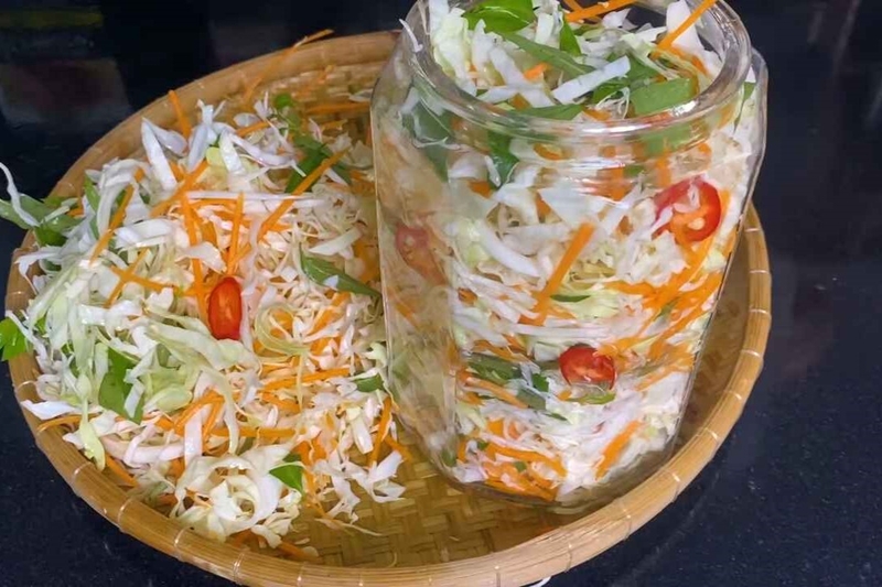 cách muối dưa cải bắp 7