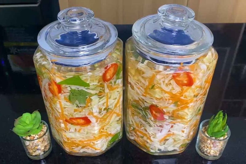 cách muối dưa cải bắp 8