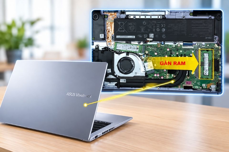 Cách nâng cấp RAM cho Asus Vivobook 15 (ảnh 11)