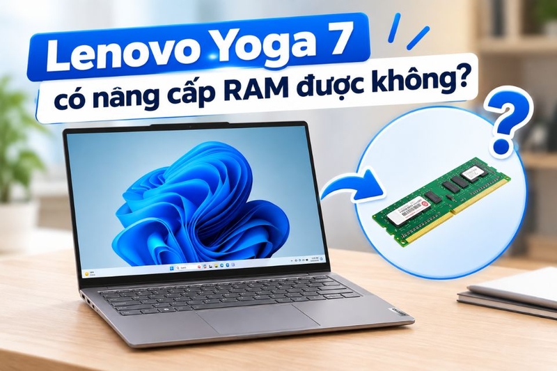 Cách nâng cấp RAM cho Lenovo Yoga 7 (ảnh 1)