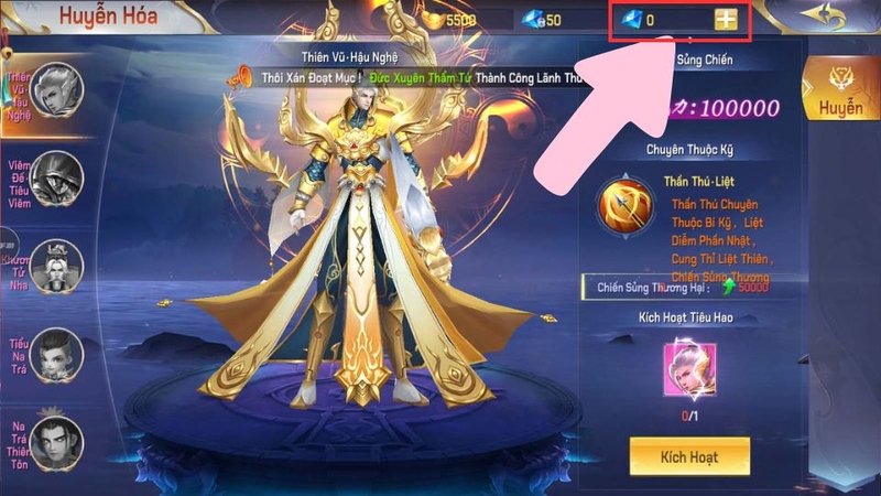 Bạn nhấn vào dấu cộng (+)