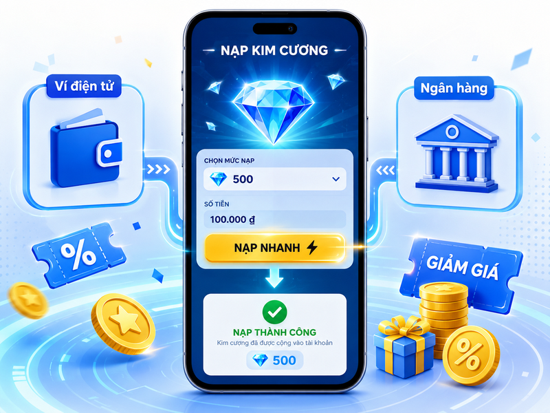 cách nạp kim cương Free Fire rẻ 4