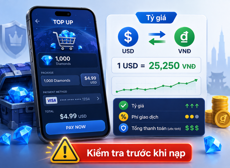 cách nạp kim cương Free Fire rẻ 5