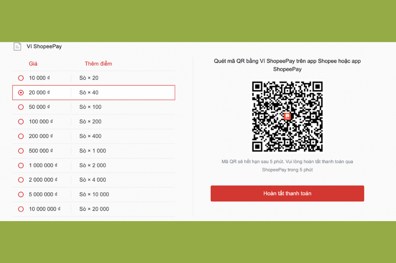 Cách nạp thẻ game trên Shopee (3)